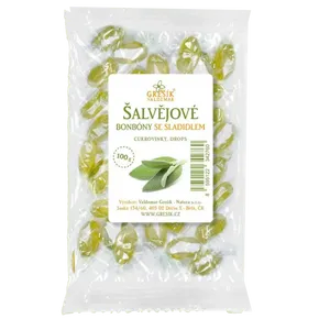 Grešík Šalvějové bonbony se sladidlem 100 g